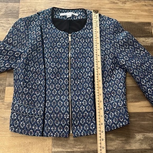 Diane von Furstenberg Buckley Tweed Jacket size 2 - Picture 5 of 12